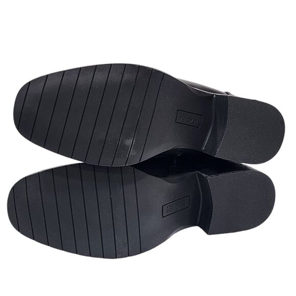 Kenneth Cole REACTION Salt Biker Chain Chelsea Boots Black US 7.5 M - Picture 9 of 14